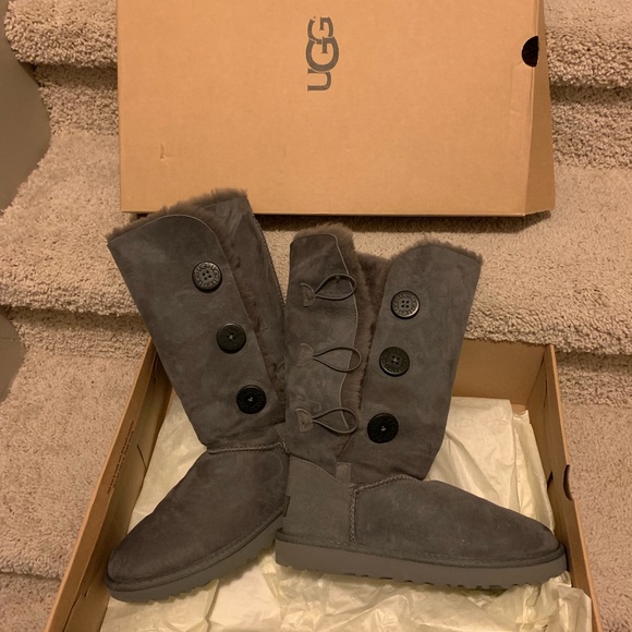 UGG Shoes - Triple button ugg boots
